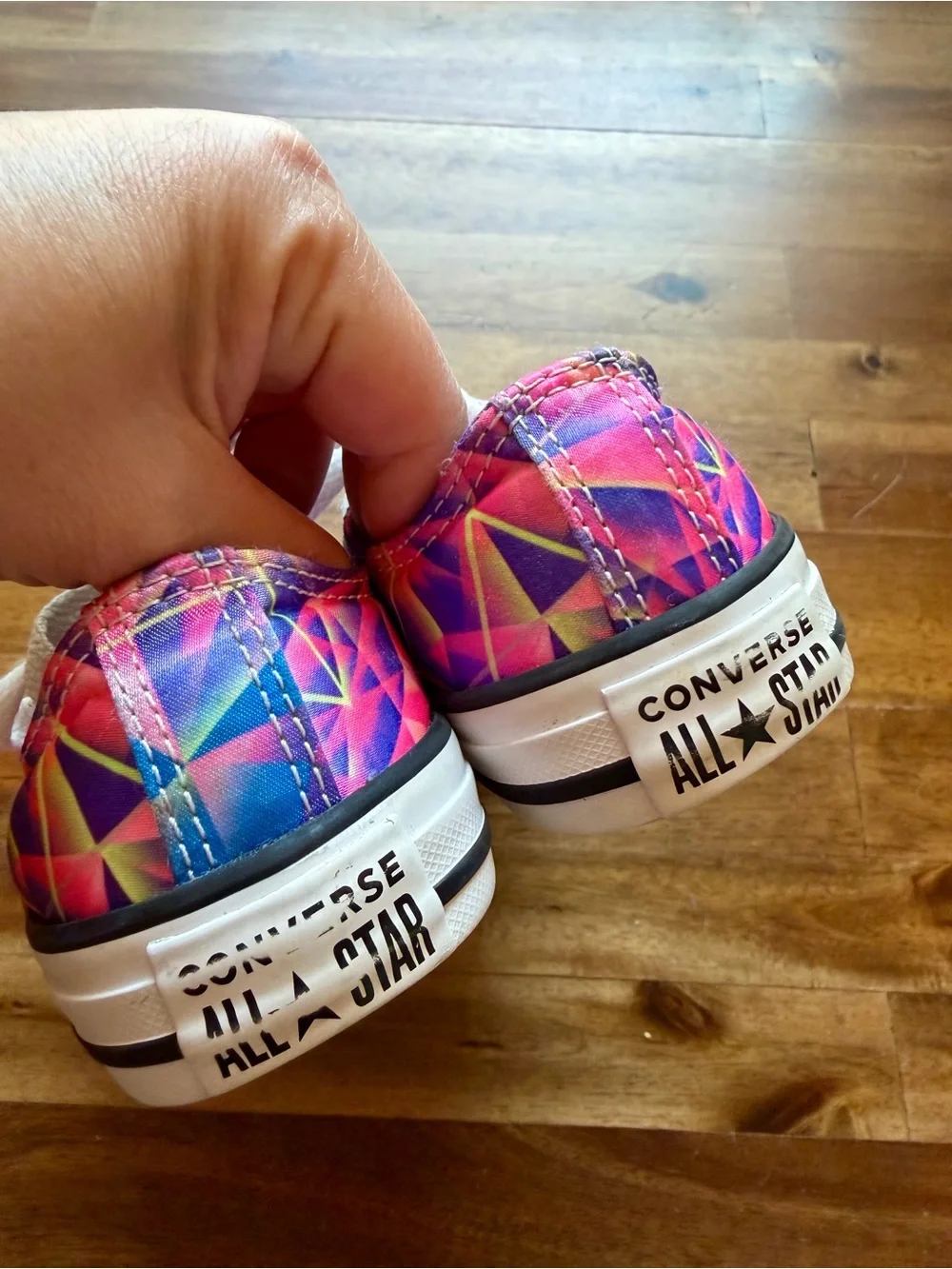 Converse Chuck Taylor All Star Low Top Sneakers Girls Youth Size 13 Multicolor